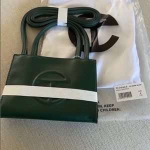 Telfar Small Olive Shopping Bag